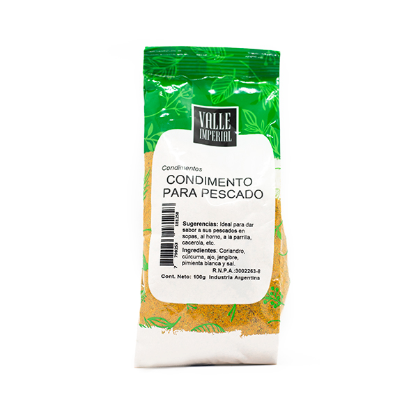 Condimento para pescado Valle Imperial x100gr 7798253181258