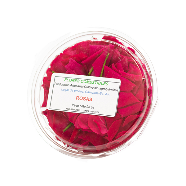Flores comestibles u2013 Rosas / x25gr Sujeto a disponibilidad se 