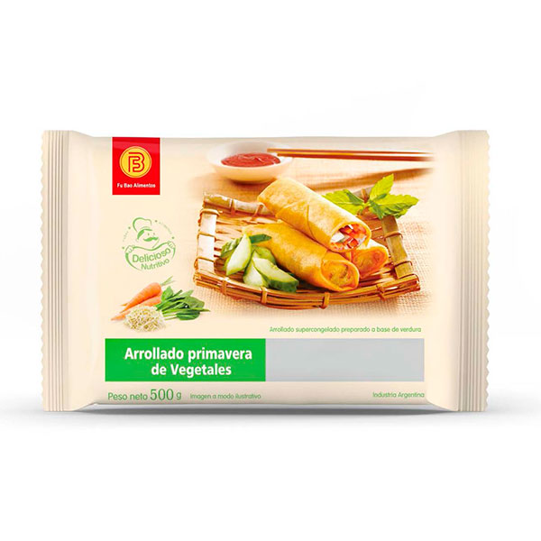 素春卷(Arrollados primavera de vegetales)-x500GR $ FuBao