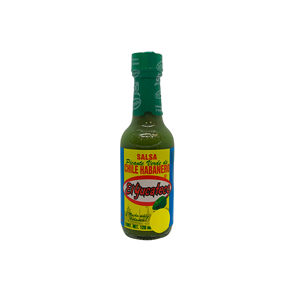 Salsa Picante Verde de Chile Habanero (El Yucateco) / x120ml Casa
