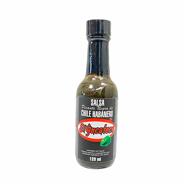 Salsa Picante Negra de Chile Habanero (El Yucateco) / x120ml Casa